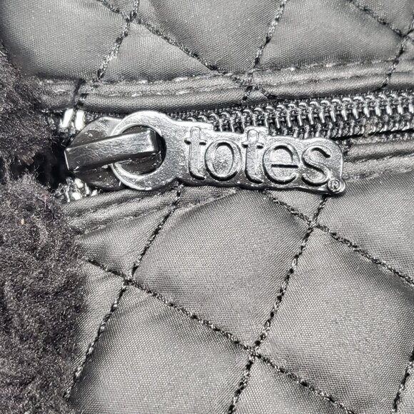 Totes Boots Women's Size 10W Black Jade Wide Winter Boot Thermalite - Picture 5 of 7